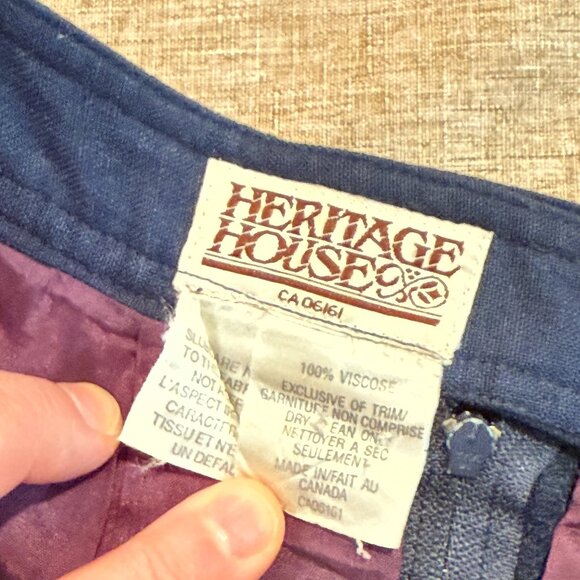 Heritage House Skirt - Navy Blue - Picture 6 of 7